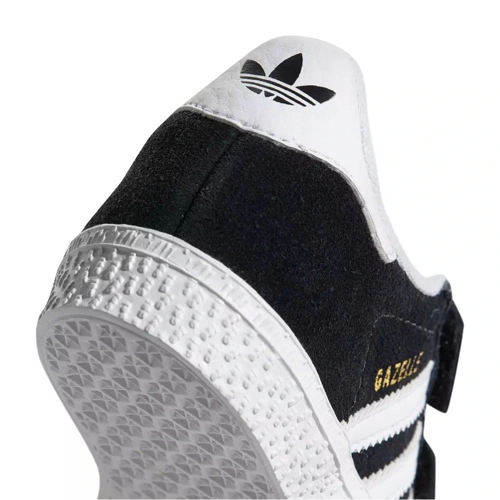 Adidas Gazelle CF I Baby Size 4K Black/White Sneakers  Velcro  •New With Tags•